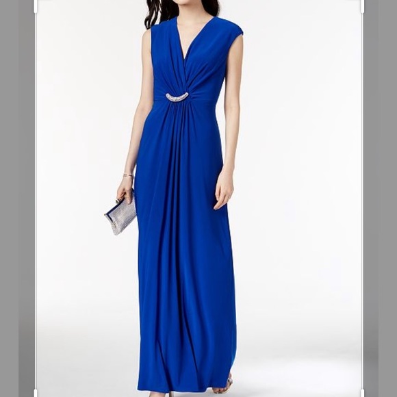 Jessica Howard Dresses & Skirts - Slimming royal blue gown size 10 from Macy’s